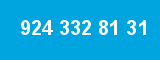 924 332 81 31